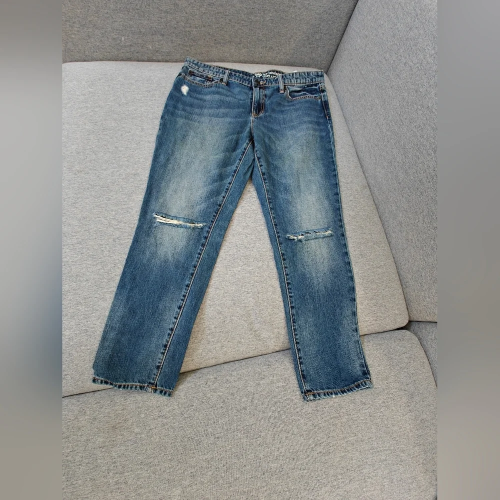 GAP Women's Sexy Boyfriend Fit Blue Jeans